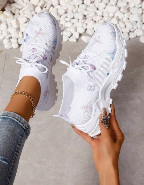 Floral sneakers