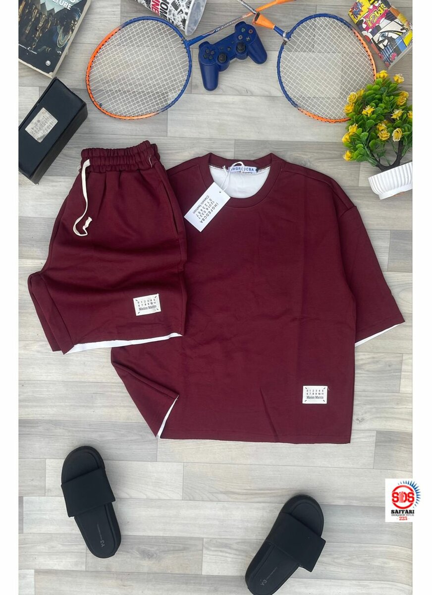 Ensemble Short et T-shirt Décontracté