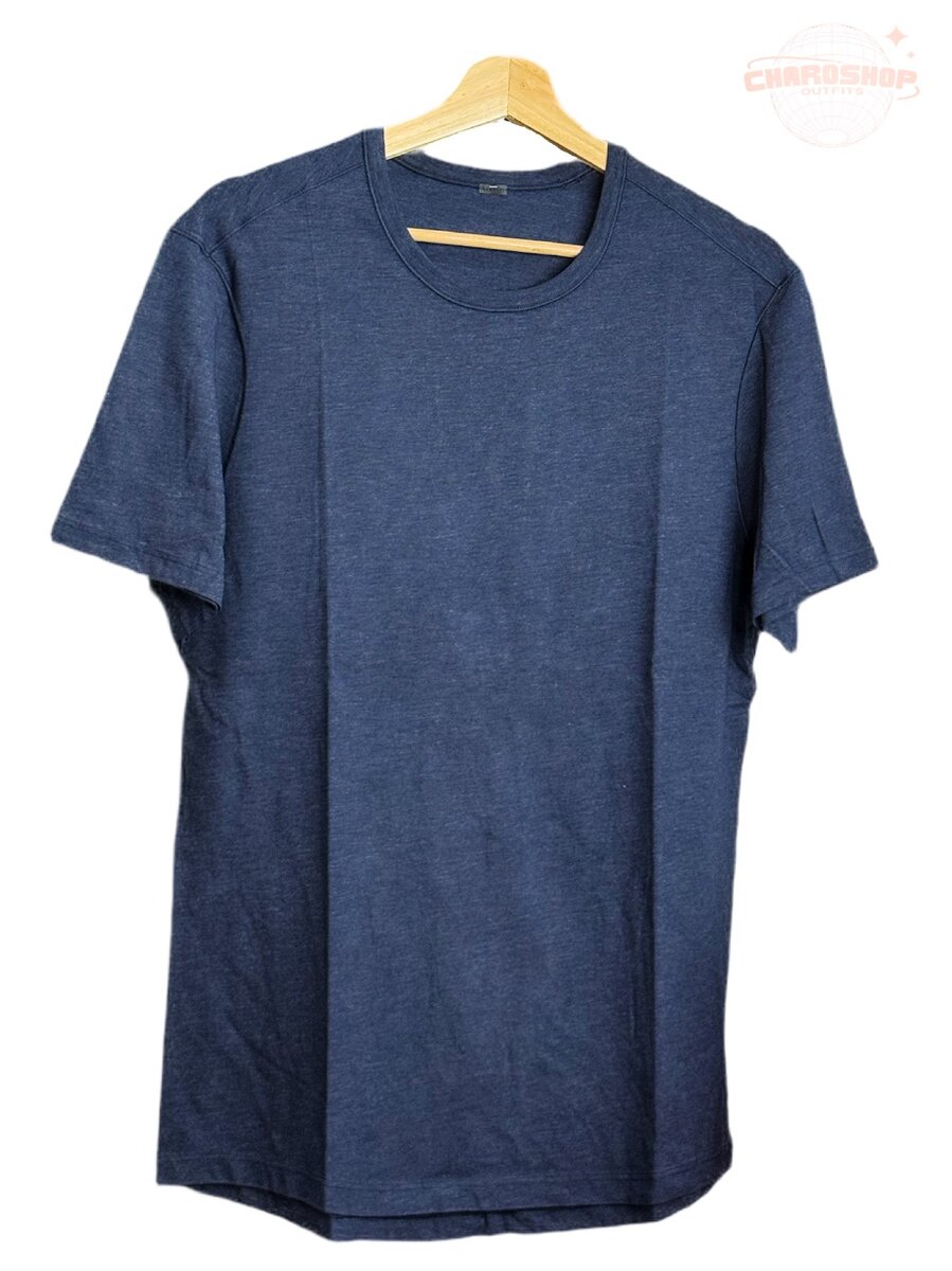 T-shirt Homme Bleu Confortable