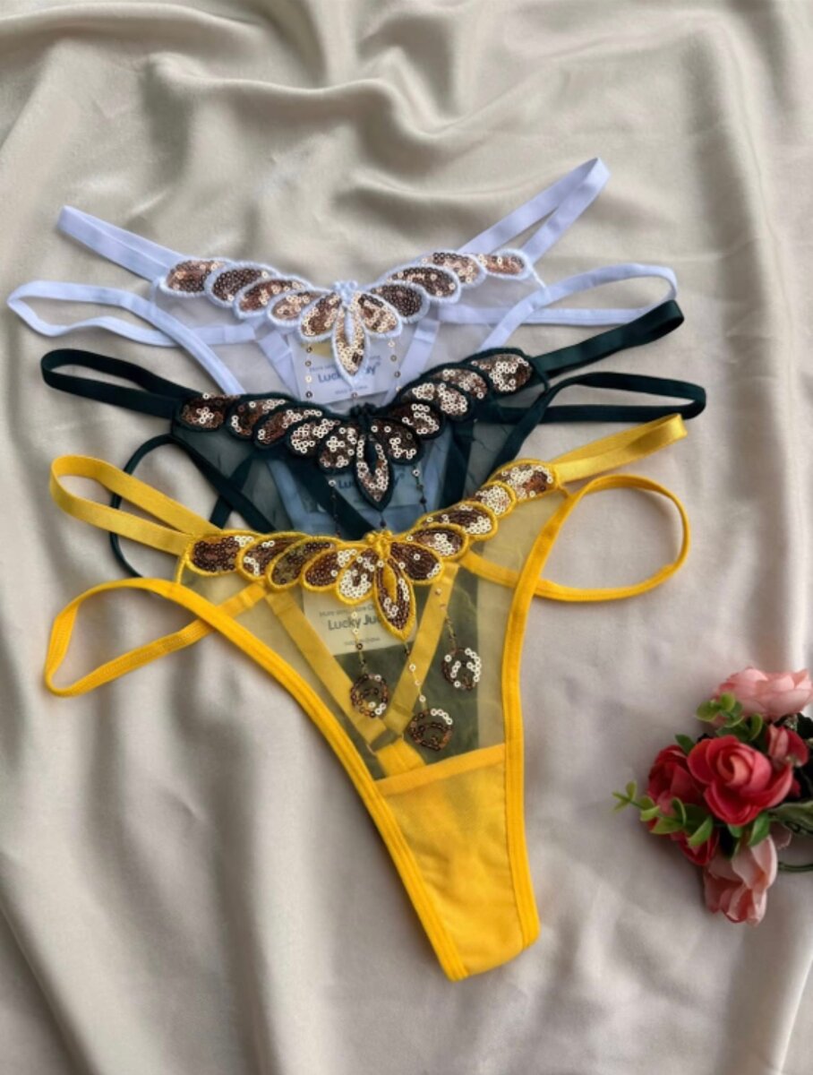 Lingerie sexy femme strass