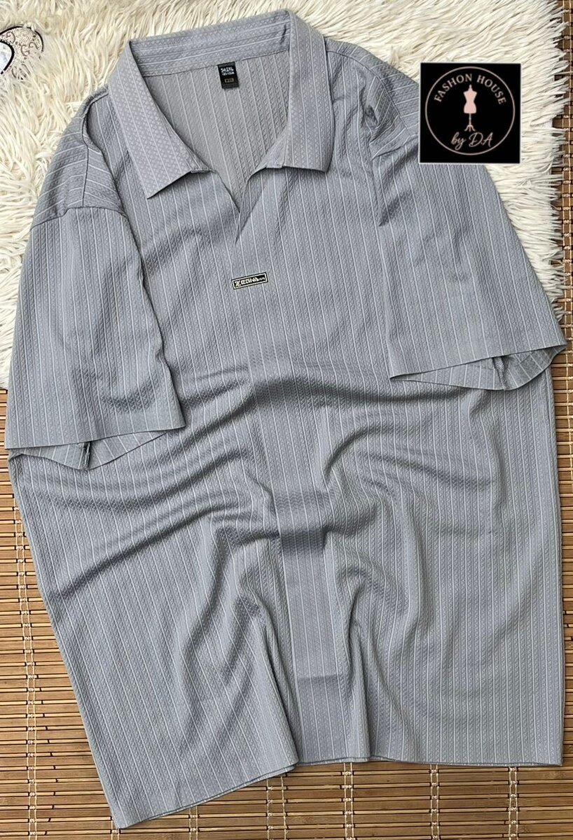 Chemise décontractée rayée homme