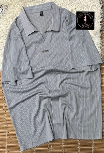 Chemise décontractée rayée homme