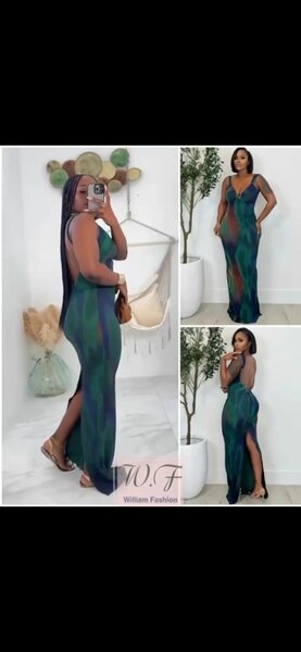 Robe Longue Évasée Élégante