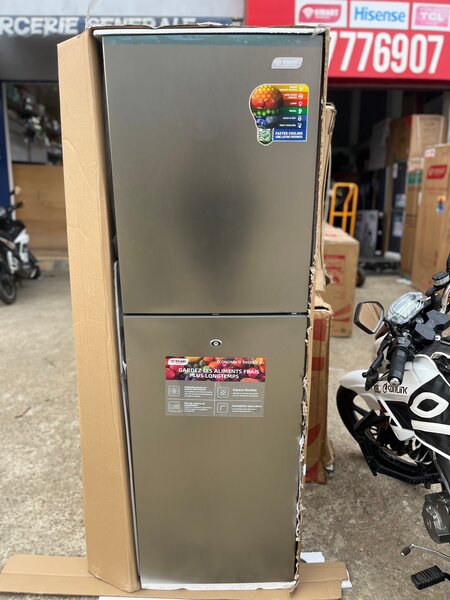 Réfrigérateur inox 2 portes