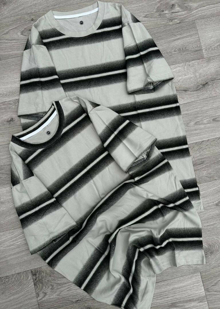 T-shirts rayés unisexes