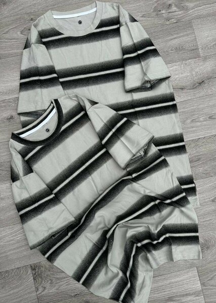 T-shirts rayés unisexes