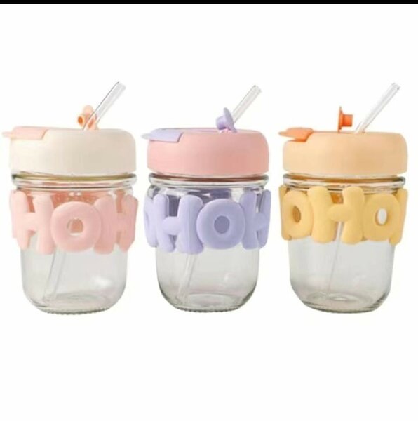 1pc Premium Heat Resistant Cork Sleeve Glass Coffee Mug - St