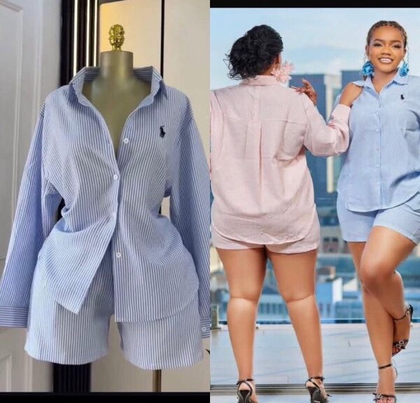 Pyjama à rayures femme