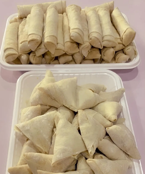 Mini Samosas et Rouleaux de Printemps