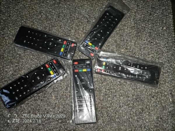 Tv box remote controls