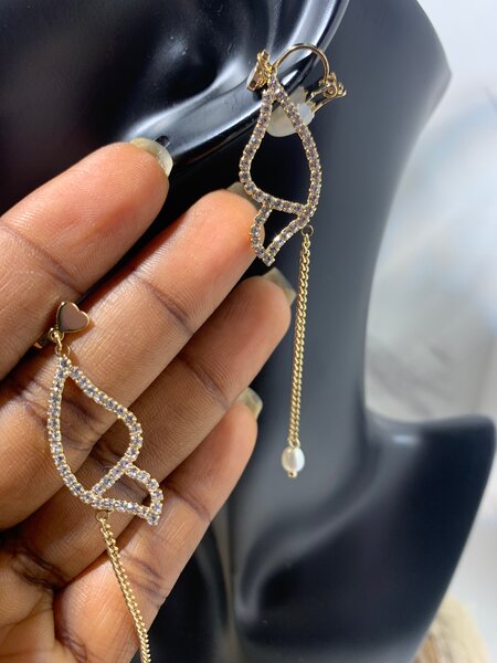 Boucles d'oreilles pendantes élégantes