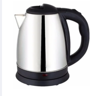 Electric kettle steel body 1.8 liters 1500 watts automatic instant heating multicolor