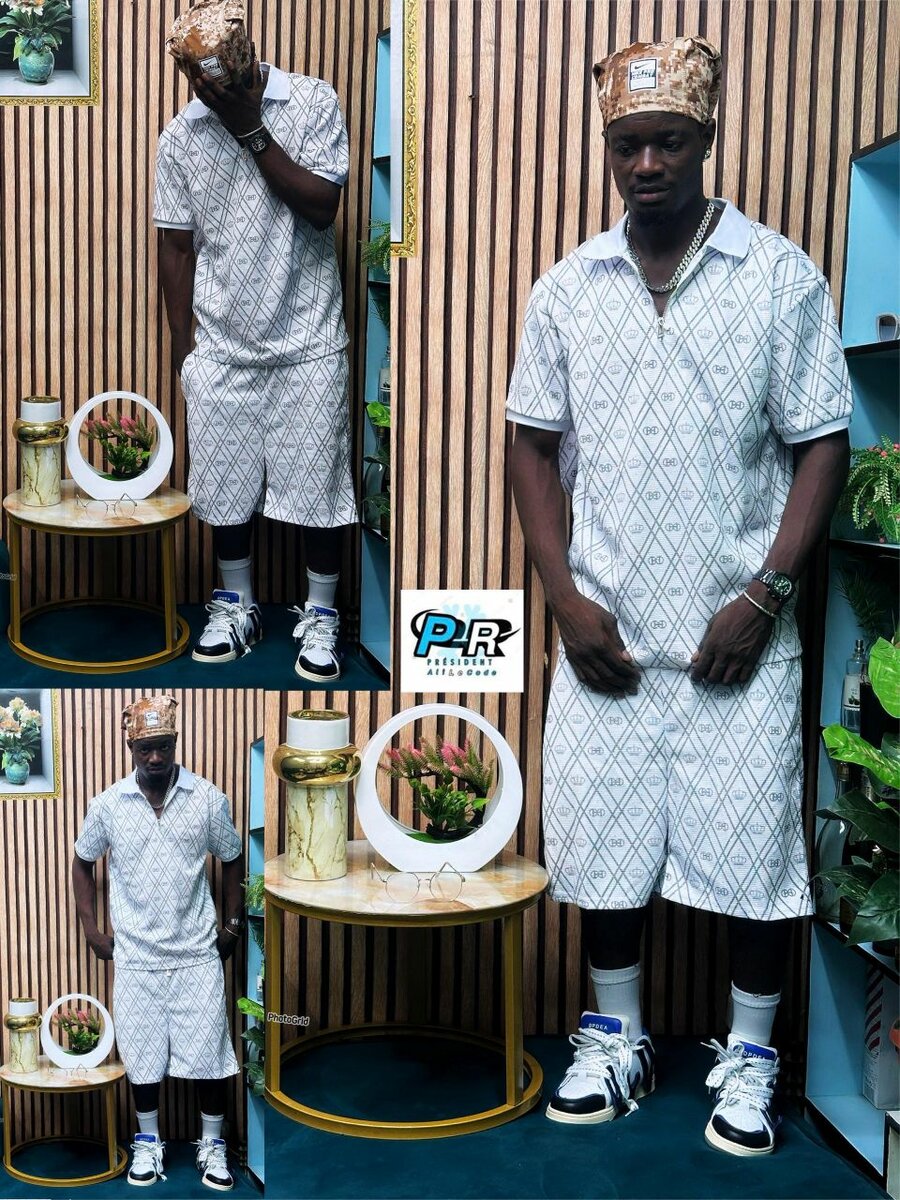 Ensemble décontracté imprimé homme