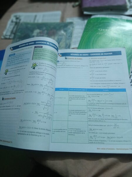 Cahier de Mathématiques TD