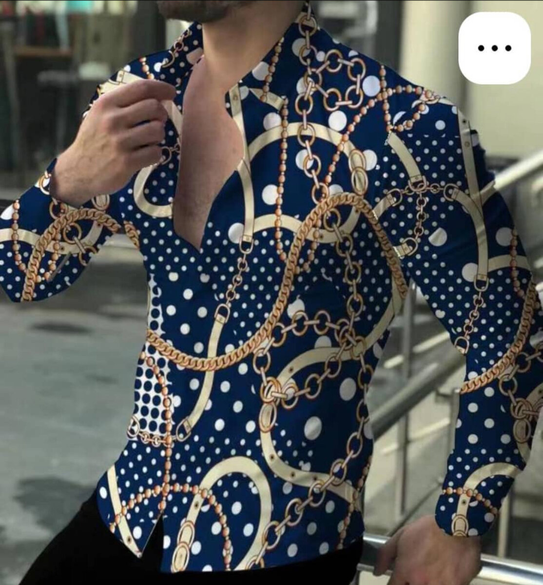 Chemise élégante imprimée
