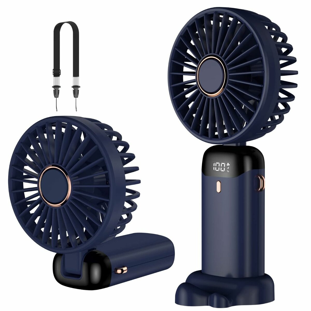 Mini ventilateur rechargeable et portable HomeLux