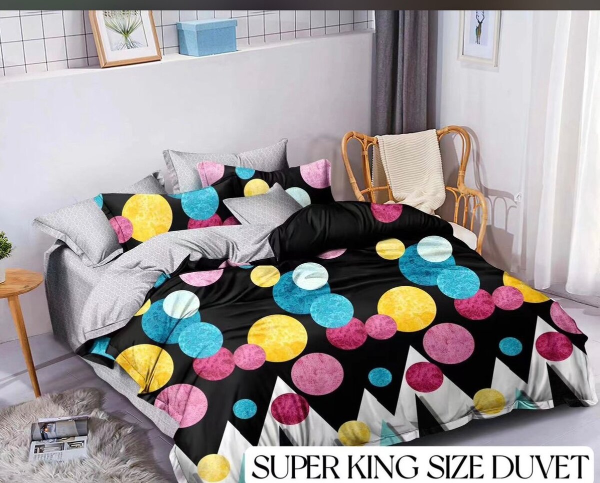 Super king size duvet set