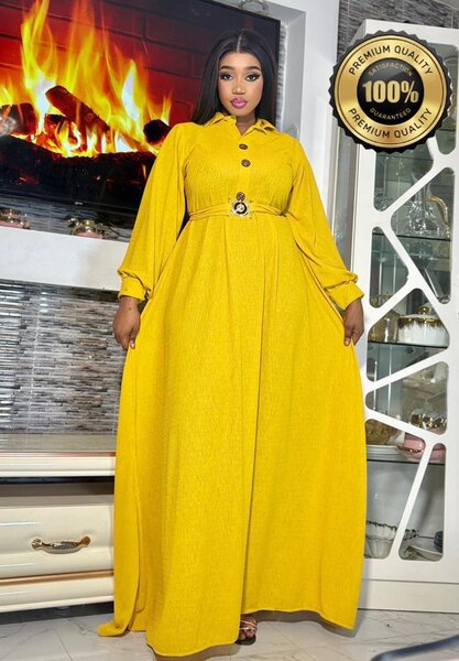 Robe Maxi Élégante Ceinturée