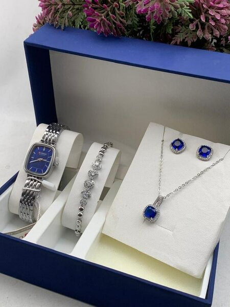 Ensemble Montre et Bijoux Luxe