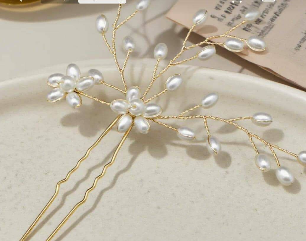 Pearl Hair Accessories Set
