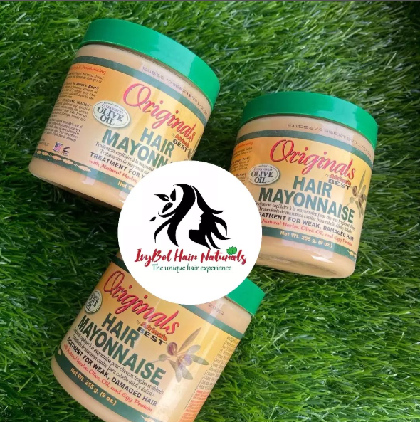 Organics by Africa's Best Hair Mayonnaise is enriched with Natural Botanical Herbal Extracts, Vitamins, Egg Protein and Olive Oil to deep condition and repair weak or damaged hair.