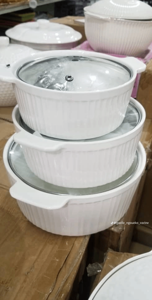 Ensemble de Marmites en Céramique