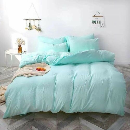 Double Bed Size Duvet/Comforter Set - Light Green