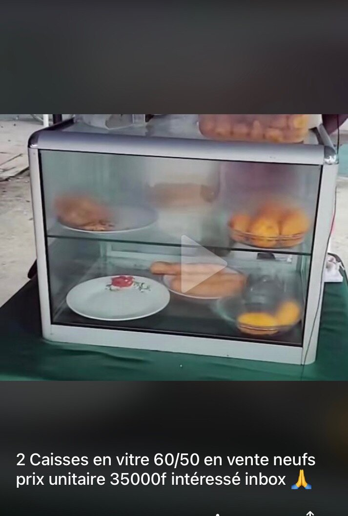 Vitrine pour sandwich