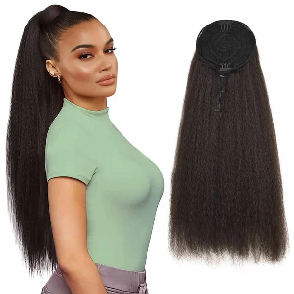 Postiche Kinky straight effet