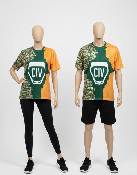 T-shirt unisexe Côte d'Ivoire