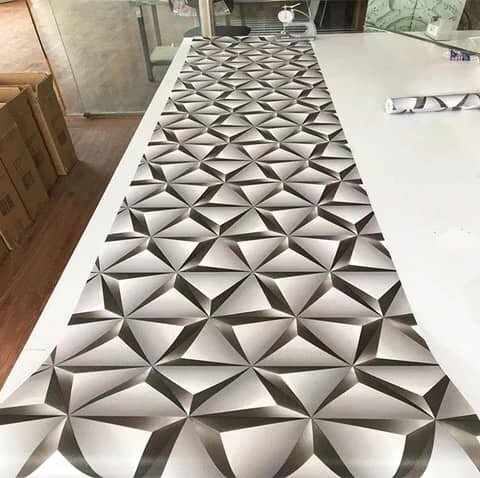 Papier peint géométrique moderne