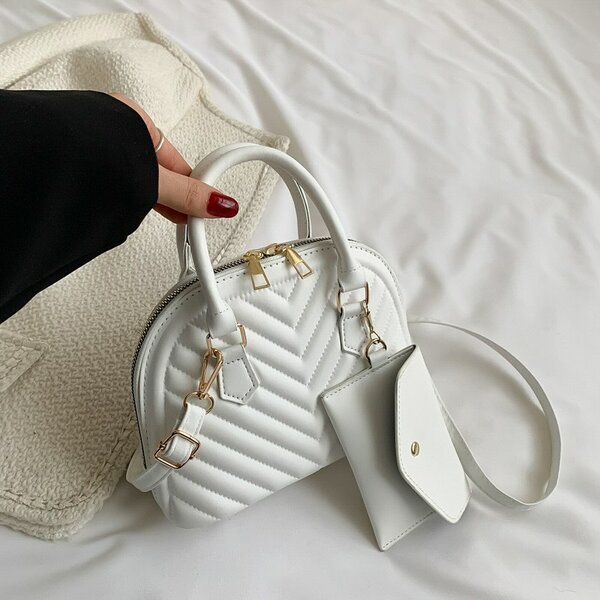 Stylish women's bag white