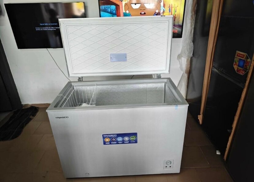 Congélateur coffre en acier inoxydable SINASCO