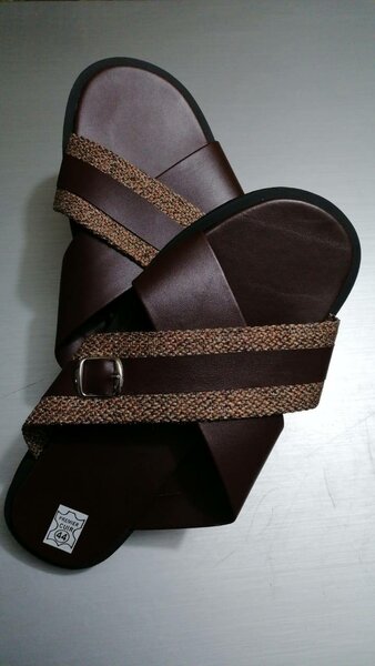 Sandales en cuir
