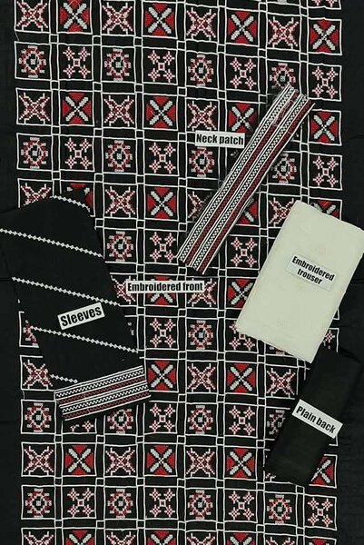 Ladies suit lawn