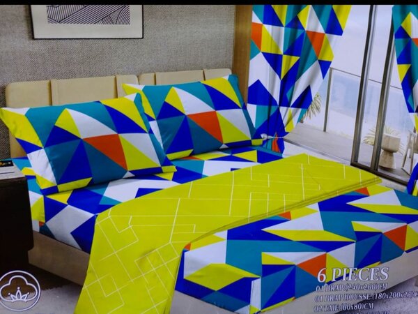 Set de Literie Moderne 6 Pièces