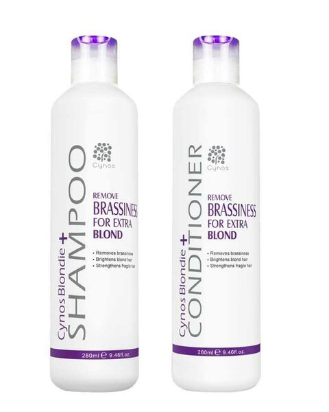 Purple shampoo and conditioner
