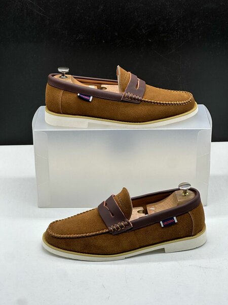 Mocassins en Cuir Marron Élégants