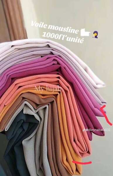 Voiles Mousseline Colorés