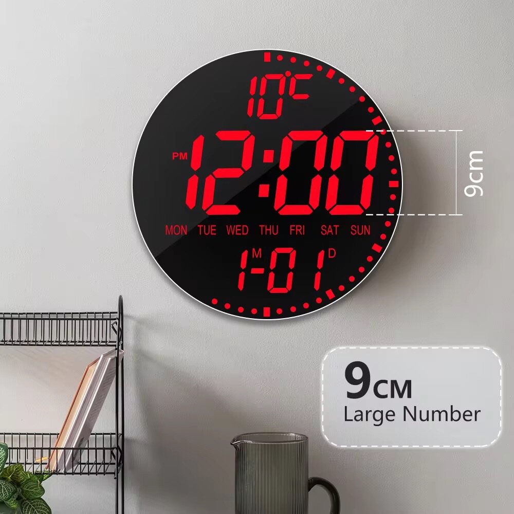 Horloge Murale LED Multicolore