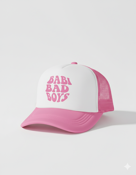 Casquette Babi Bad Boys rose