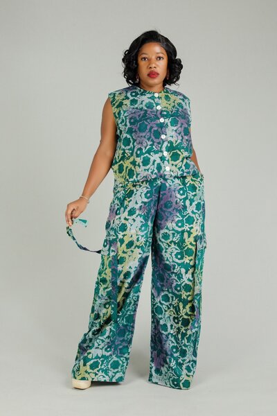 Ensemble haut pantalon cargo