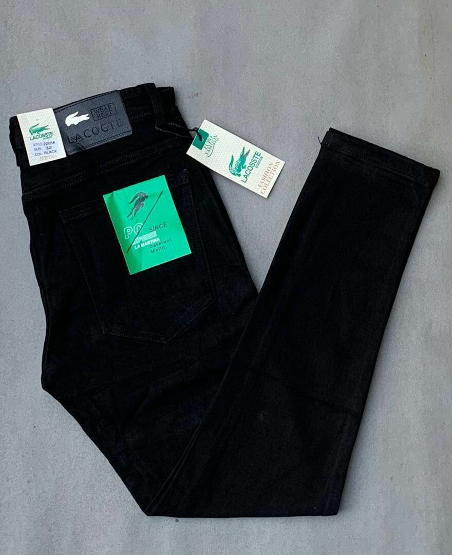 Jeans noirs élégants homme