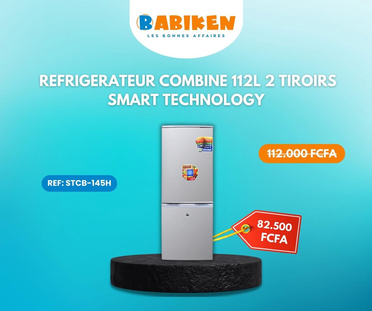 Réfrigérateur Combiné 112L