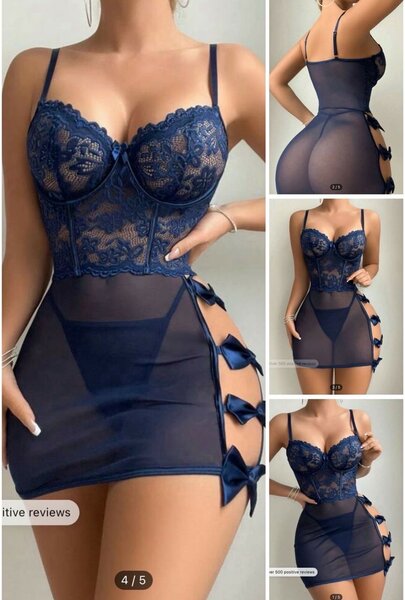 Robe Babydoll Sexy en Dentelle