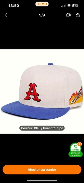 Casquette Snapback Stylée