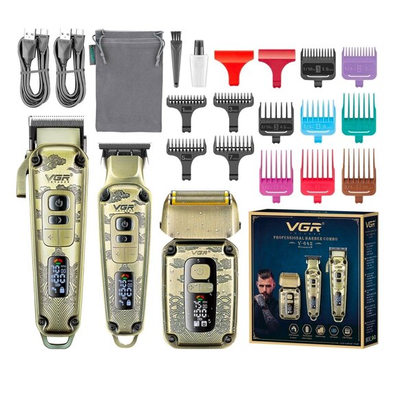 3в1 VGR Машинка тример и шейвер