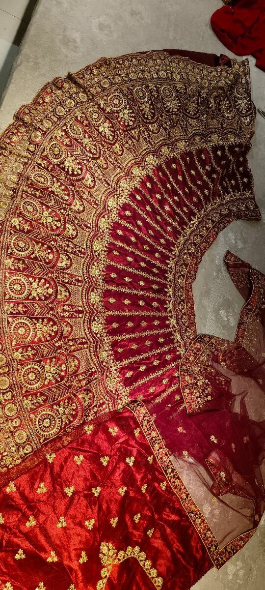 Imported semi stitched lehnga bridal