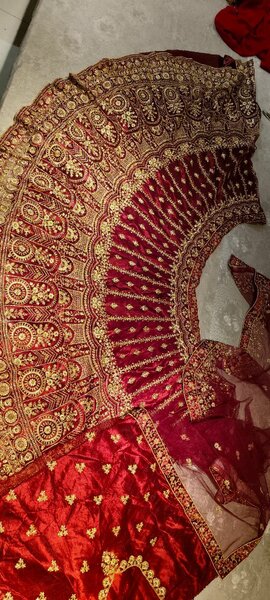 Imported semi stitched lehnga bridal