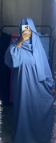 Tenue islamique femme bleu